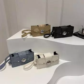 Красивая и персонализированная маленькая квадратная сумка через плечо, простая маленькая сумка, новая трендовая летняя модная простая женская сумка на одно плечо