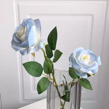 Красивая имитация розы, увлажняющая, эстетичная для садоводства темно-синий