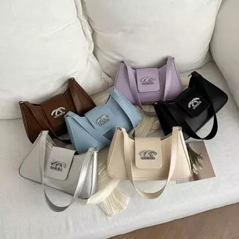 Красивая индивидуальная модная сумка через плечо, модная текстура, маленькая сумка, новый стиль, женская сумка на одно плечо подмышкой