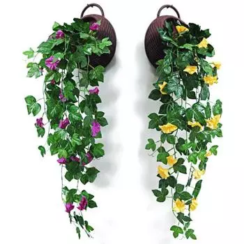 Красивая искусственная ипомея натуральная длиной 90 см своими руками