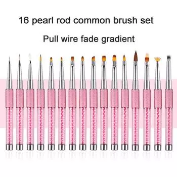 Красивая кисть для дизайна ногтей, гладкий рисунок, дизайн ногтей с хорошей полимеризацией K