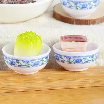 Красивая компактная ролевая игра ПВХ мини-имитационная кухня игрушка приготовленная в красных тонах курица для микропейзажа ролевая игра еда A