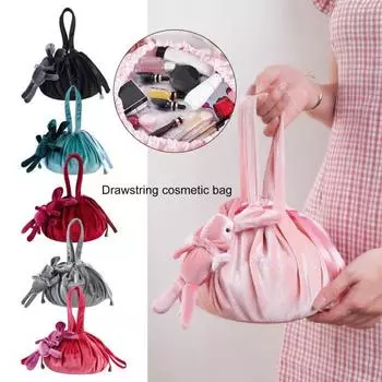 Красивая косметичка с вышивкой в виде букв, устойчивая к разрыву организация розовый