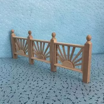 Красивая модель сцены с высокой имитацией в масштабе 1/12, мини-деревянное ограждение для ролевой игры