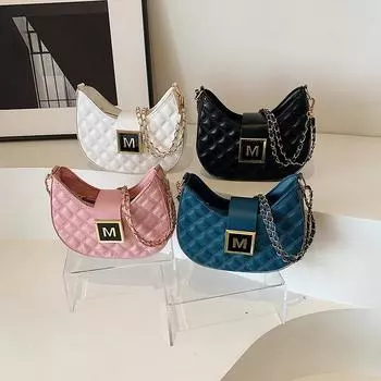 Красивая одноплечевая сумка для подмышек, индивидуальная модная сумка для женщин, новая модная нишевая текстура, цепочка через плечо, маленькая квадратная сумка