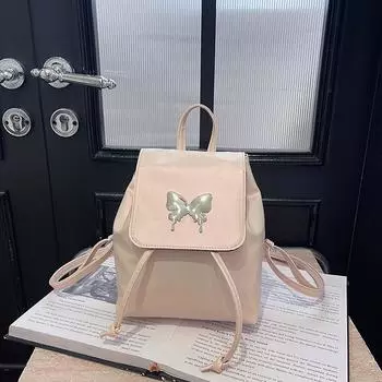 Красивая повседневная мода 2024 весна новый простой рюкзак женский студенческий рюкзак большой вместимости дорожный рюкзак