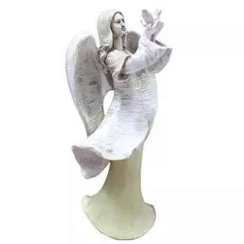 Красивая статуя ангела, привлекательная смола, изысканная