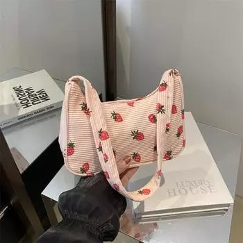 Красивая сумка-мессенджер, иностранный стиль, простая и модная нишевая сумка, женская новая популярная сумка через плечо со складками 2024 года белый