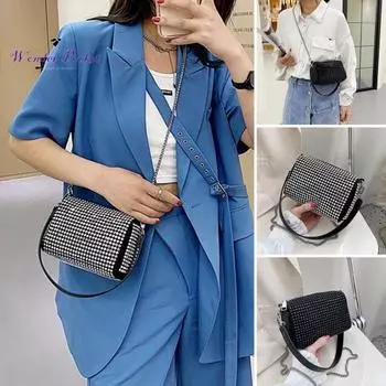 Красивая женская сумка через плечо с портативной ручкой, подарки из искусственной кожи белый