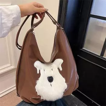 Красивая женская сумка для собак, новая вместительная стандартная универсальная сумка через плечо на одно плечо