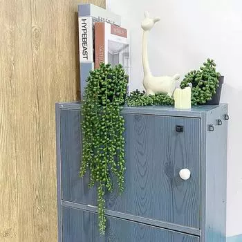 Красивое искусственное висячее растение, не выцветающая, прозрачная текстура, украшение дома A