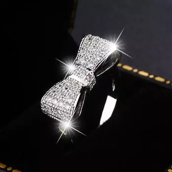 Красивое кольцо из циркония класса ААА для женщин, модное блестящее кольцо из циркония, ювелирное украшение на годовщину помолвки, ювелирное украшение 7 белый