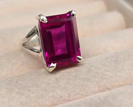 Красивое кольцо с розовым турмалином для женщин, подарок для нее, серебро 925 пробы, кольцо с драгоценными камнями, украшения ручной работы, кольцо в стиле бохо 5.5