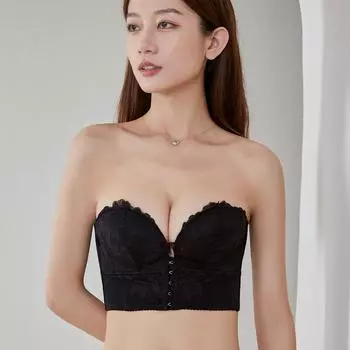 Красивое нижнее белье с пряжкой спереди, женский удобный бюстгальтер без стального кольца, модный бюстгальтер с пряжкой спереди 38C белый