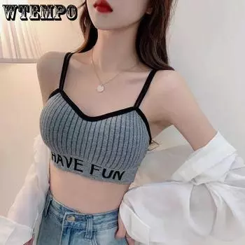 Красивое нижнее белье сзади, женственное чувство анти-пустой топ-трубы для девочек, бюстгальтер без стального кольца, спортивный жилет, можно носить на улице L