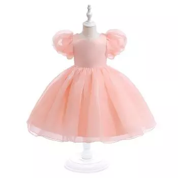 Красивое платье для новорожденного, платье на день рождения, платье на крестины для новорожденных, платье для маленьких девочек, платья для крещения малышей, свадебное платье с цветочным рисунком для маленького ребенка 100 розовый