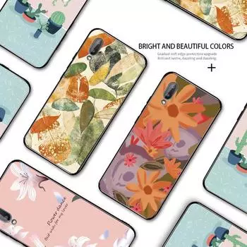 Красивые Цветы Кактус Ипомея Дизайн Чехол Для Телефона Samsung A01