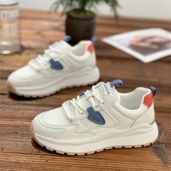 Красивые дышащие сетчатые повседневные универсальные кроссовки Cortez, женские белые туфли 35 синий