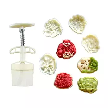 Красивые формы для домашней выпечки, функциональные ручные формы для лунных пряников, рельефные формы для выпечки для любителей выпечки B