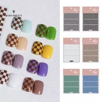 Красивые наклейки для ногтей, украшения для ногтей, долговечные, самоклеящиеся, нежные 1