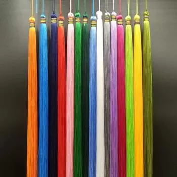 Красивые однотонные кисточки 30 см, супер длинная полиэфирная нить, декоративные кисточки, сделай сам, изделия ручной работы, одежда, подвески 30cm