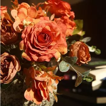 Красивые розы гибискуса, украшения из искусственных цветов