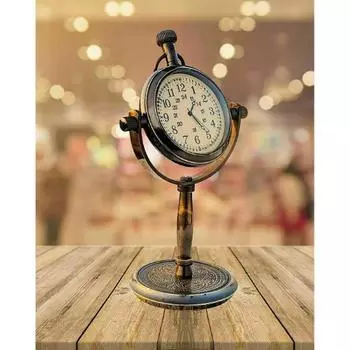 Красивые старинные латунные настольные часы Настольные часы Антикварные морские часы из латуни