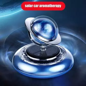 Красивый автомобильный освежитель для удаления энергии воздуха, солнечный запах, своеобразный практичный вращающийся солнечный диффузор для ароматерапии для синий