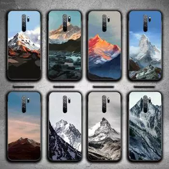 Красивый чехол для телефона Mountain для Xiaomi Redmi 8A 9 K30 Pro 9A Note 8T Note 8 9 Pro TPU Мягкий силиконовый черный чехол Redmi note 8T