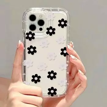 Красивый чехол для телефона с цветочным рисунком для iPhone 13, чехлы для iPhone 11 14 13 Pro Max XR 12 Pro XS Max 7 8 14 Plus SE2 SE3 X противоударный чехол For iPhone 14 Plus