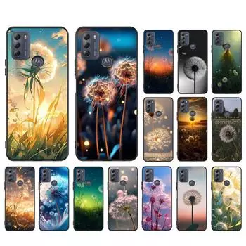 Красивый чехол для телефона с изображением одуванчика для Moto Edge 50 40 Pro Edge 40 30 Ultra Neo Fusion G Power G Stylus G Play E32 E20 E40 Moto Edge 40 Pro