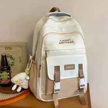 Красивый черный рюкзак для девочек-подростков и мальчиков, школьная сумка, студенческий женский рюкзак