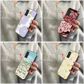 Красивый цветочный чехол для телефона Huawei G7 G8 P7 P8 P9 P10 P20 P30 Lite Mini Pro P Smart Plus Cove Fundas P20Lite