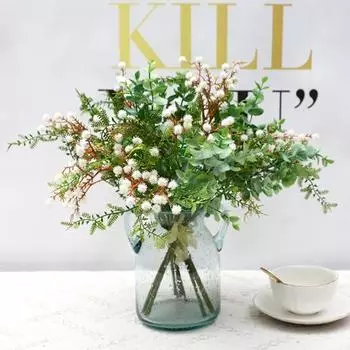 Красивый цветок из искусственного шелка, реалистичный, устойчивый к атмосферным воздействиям, сделанный своими руками A синий