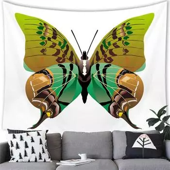 Красивый гобелен с бабочкой, бабочка, такси, настенный домашний декор, фон, гобелен с бабочкой, настенный 100X75CM