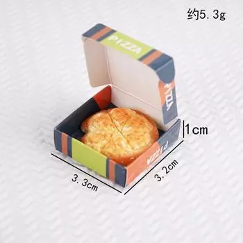 Красивый Креативный Симуляция Мини Еда Игра Пицца Кукольный Домик Модель Украшение Детский Игровой Дом Декор Еды Реквизит