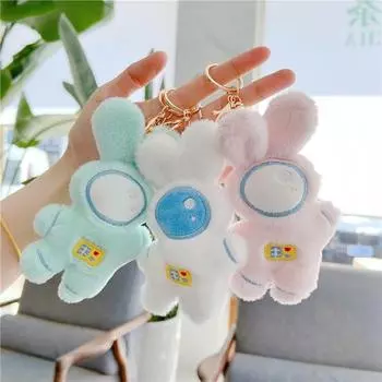 Красивый кролик, игрушка, подарок, брелок, нечеткий, уютный, плюшевый A фиолетовый