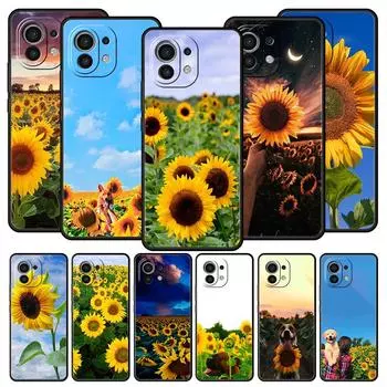 Красивый летний чехол для телефона с цветком подсолнуха для Xiaomi 14 13T 12T Pro 12 13 11 Ultra Mi Note 10 Lite 10T 5G Pro 11T 11i 9T Xiaomi 12T