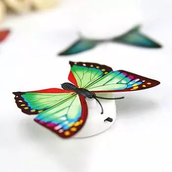 Красивый ночник в виде бабочки, легкое украшение, светодиодный ночник 3,7 см со светодиодной подсветкой в виде бабочки, меняющий цвет, для кухни
