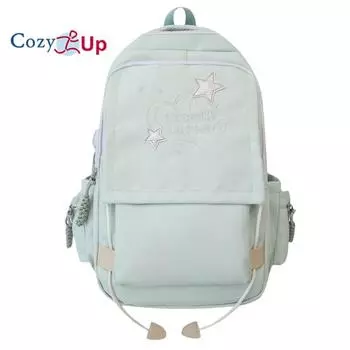 Красивый новый американский школьный рюкзак для девочек, чистый цвет, свежий рюкзак для отдыха и путешествий, рюкзак большой вместимости 30x20x48cm розовый