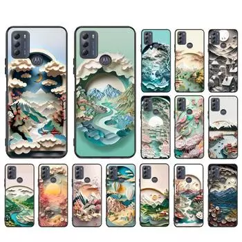 Красивый пейзажный арт-чехол для телефона Moto G84 G22 G32 G42 G52 G62 G53 G72 G60 G60S G100 G10 G20 G30 G13 G50 G 5G G Pure Moto G72