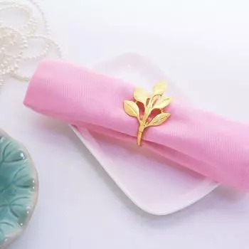 Красивый полый прочный декор стола, полый круг для салфеток из сплава для бара, кольцо для салфеток серебряный