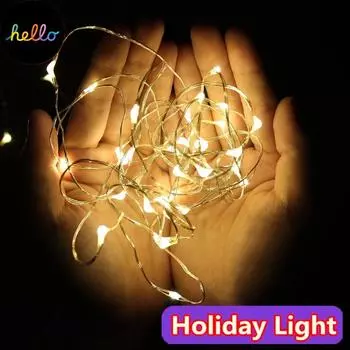 Красивый прочный праздничный свет подходящий для украшения 1м партии / рождества / гирлянды 1M белый