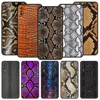 Красивый роскошный чехол для телефона из змеиной кожи для Samsung A54 A52 A24 A14 A50 A72 A70 A40 A20S A20E A02S A12 A22 A34 A42 A32 5G A04s Samsung A04S