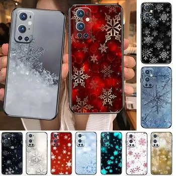 Красивый рождественский чехол со снежинками для OnePlus Nord N100 N10 5G 9 8 Pro 7 7Pro, чехол для телефона OnePlus 7 Pro 1+7T 6T 5T 3T Oneplus 8 pro
