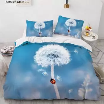 Красивый розовый цветок розы комплект постельного белья современный пододеяльник комплекты постельного белья 220x240 см модный роскошный элегантный одеяло кровать Eu Single 135x200cm