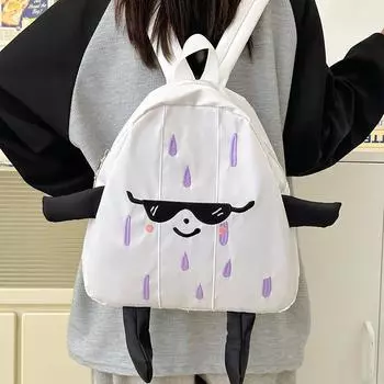 Красивый рюкзак знаменитости из интернета, новый повседневный, универсальный, большой емкости, забавный, креативный, маленький рюкзак для женщин