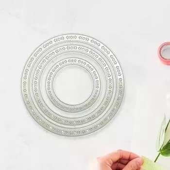 Красивый симпатичный серебряный шаблон для вырезания, украшение для вечеринки, скрапбукинг, высечка, форма для подарка