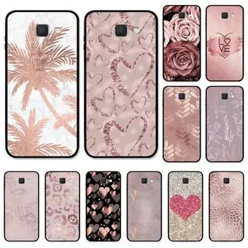 Красивый золотой чехол для телефона с розой для Samsung J8 J7 Core Dou J6 J4 plus J5 J2 Prime A21 A10s A8 A02 J2 Pro 2018