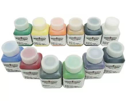 Краска для аэрографа Toolsisland Краска для аэрографа на основе акриловой смолы Краска для аэрографа на основе пластика 30 мл x 12 цветов 52012 На водной основе На водной основе